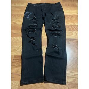 Amiri Skinny Distressed Men’s Black Jeans Size 40
